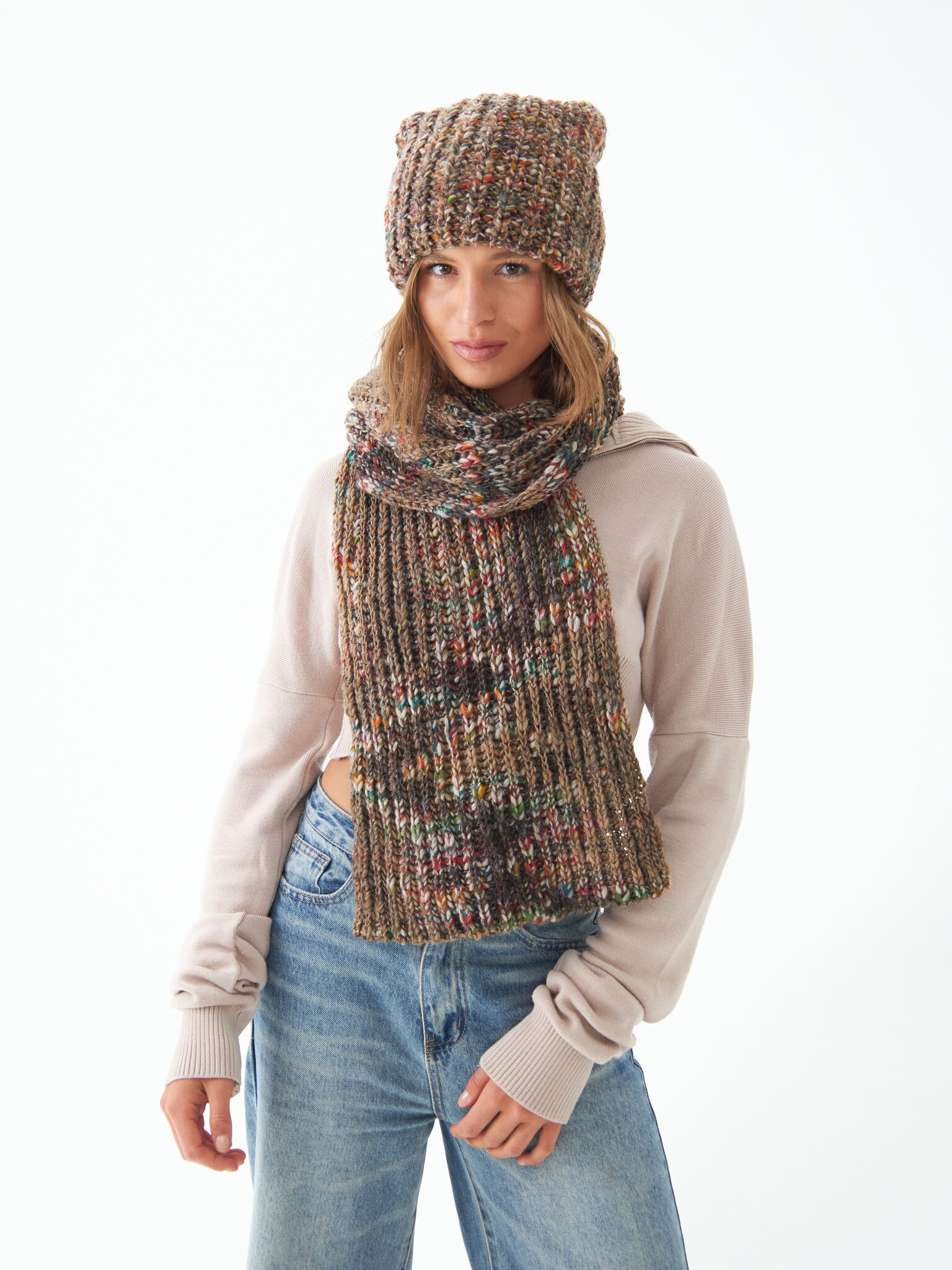 Шапка женская "MULTI OVERSIZE"
