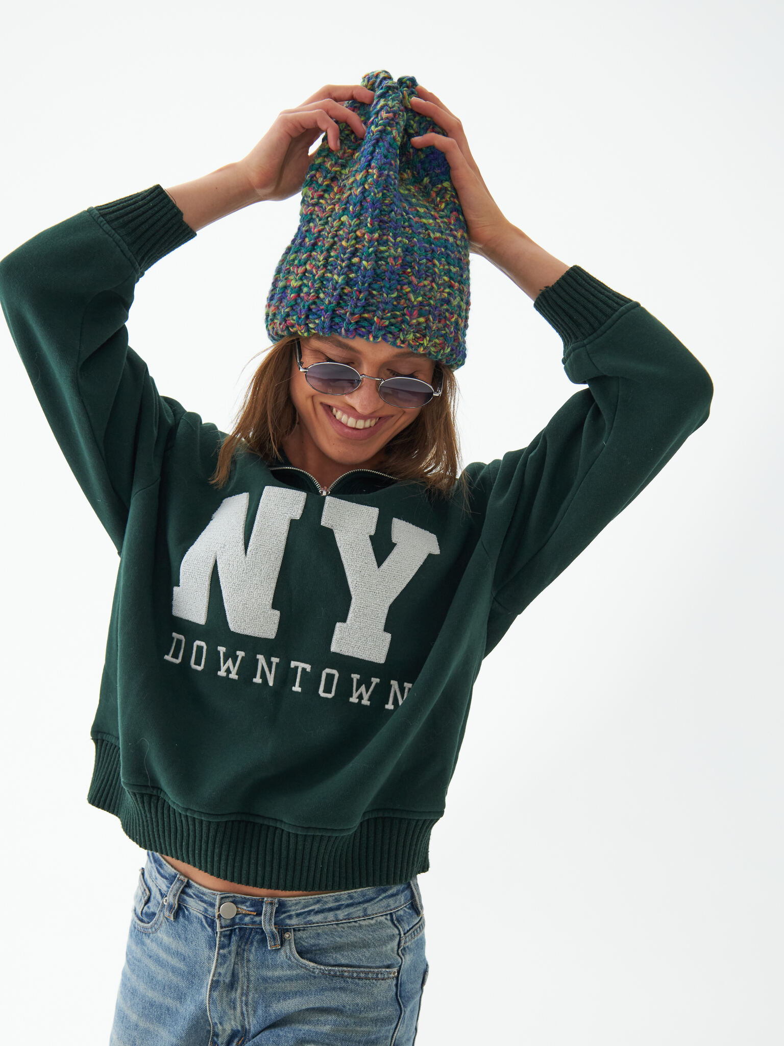 Шапка женская "FOREST OVERSIZE"