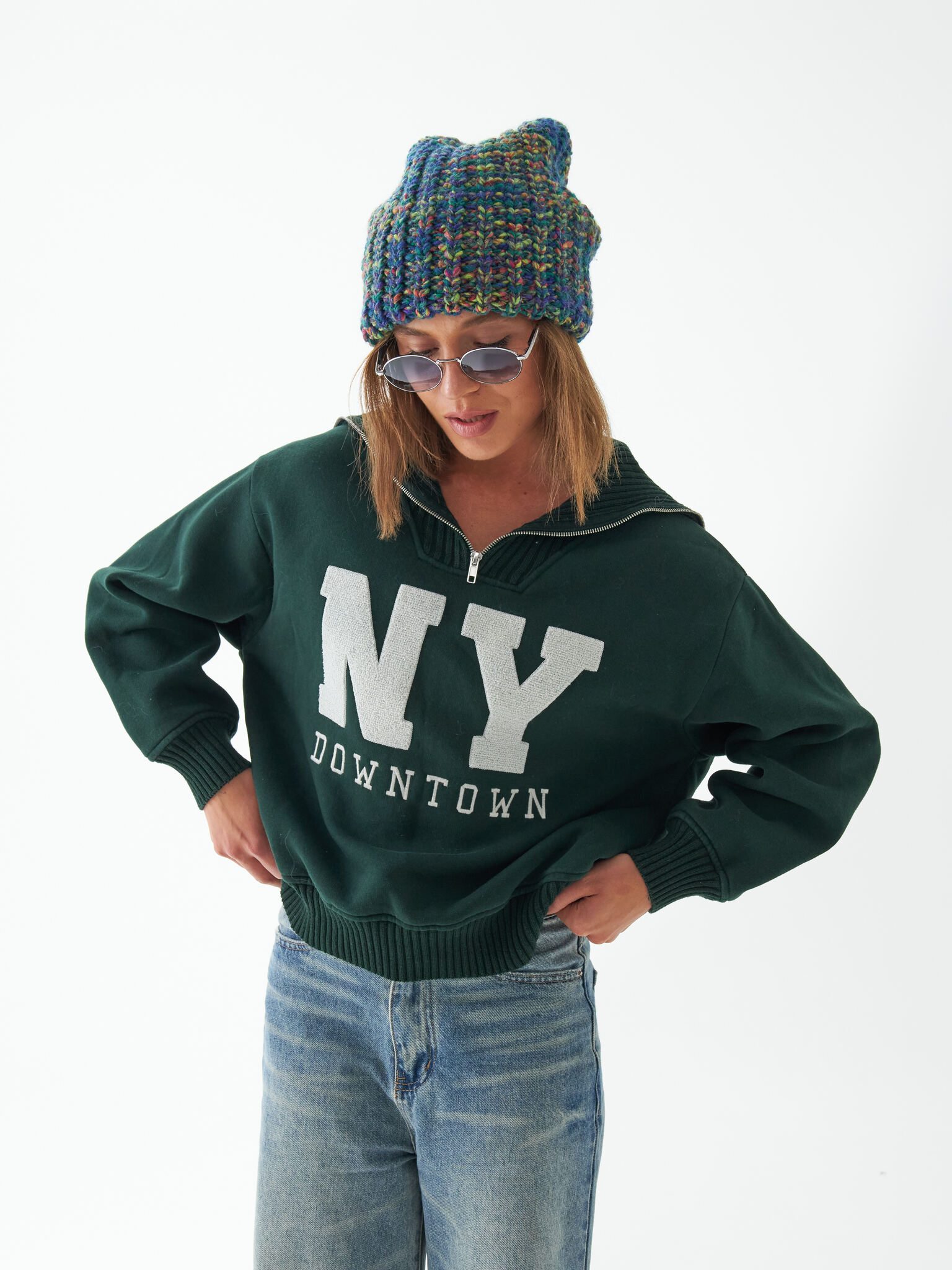 Шапка женская "FOREST OVERSIZE"