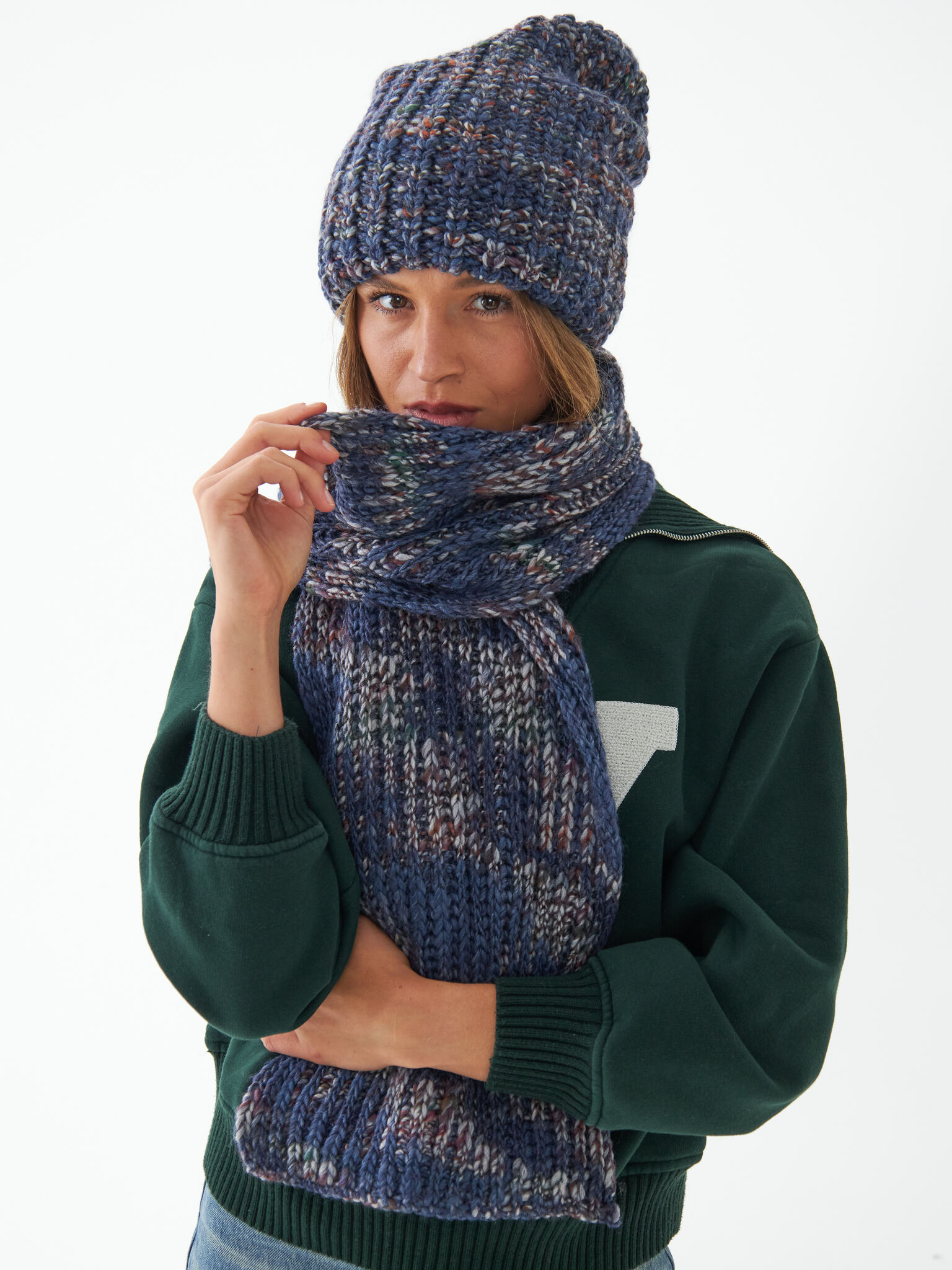 Шапка женская "LAVENDER OVERSIZE"