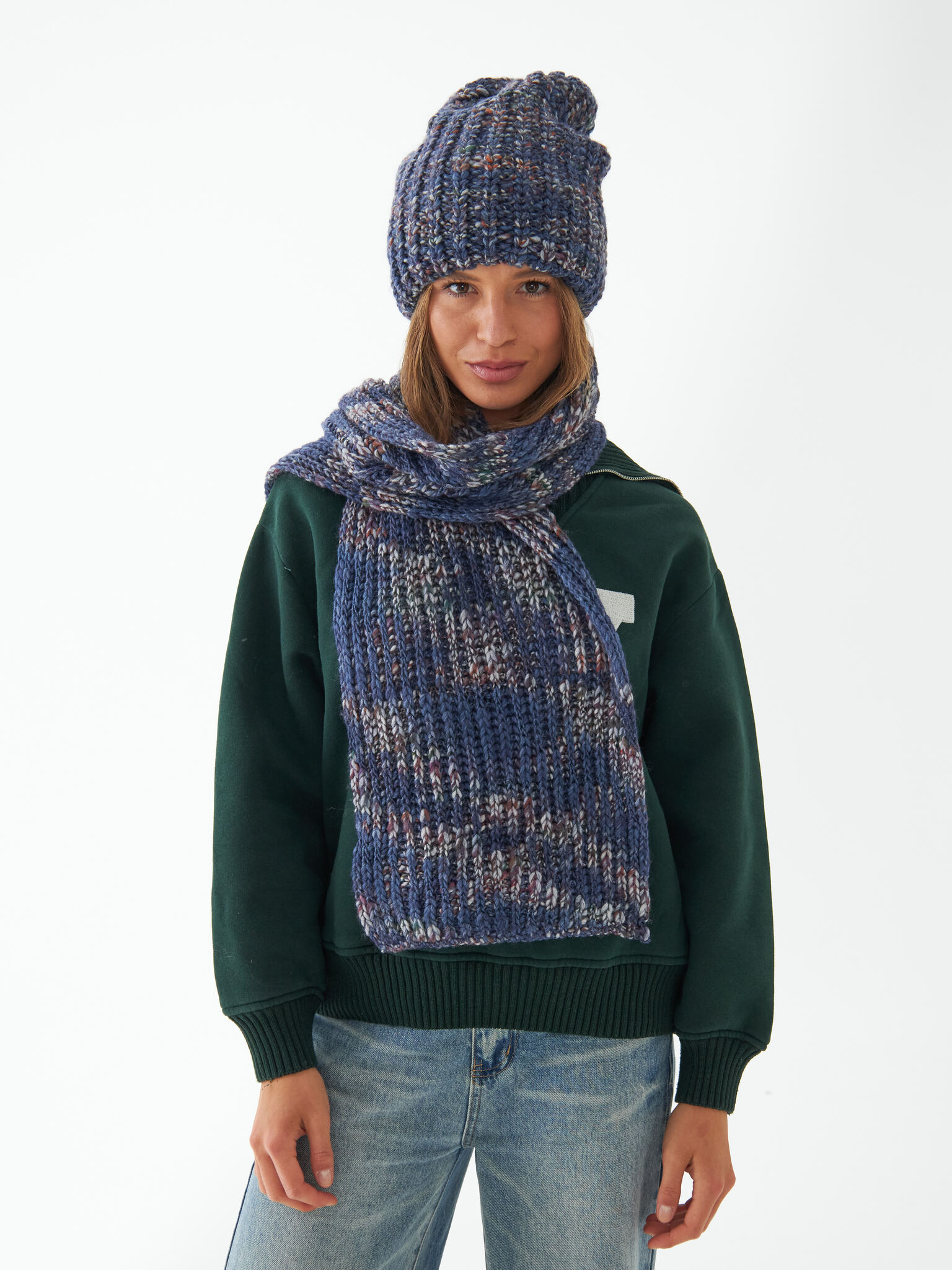 Шапка женская "LAVENDER OVERSIZE"