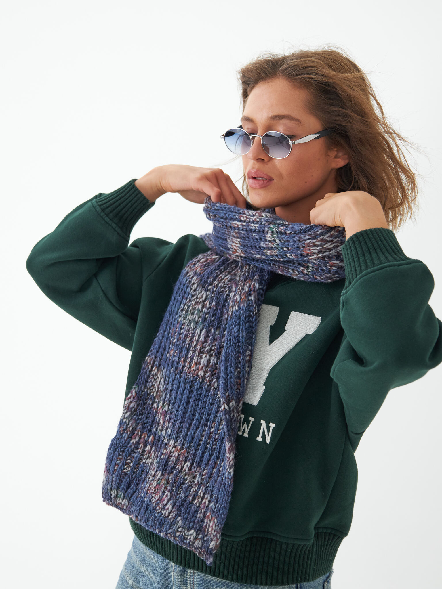 Шарф женский "LAVENDER OVERSIZE"