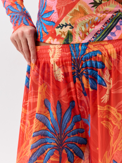 Брюки-палаццо женские пляжные "SHAWL"