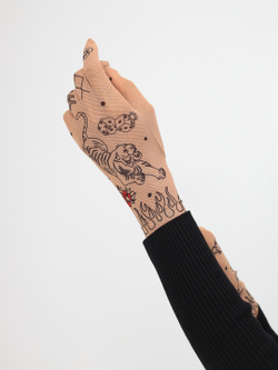 Перчатки женские "TigerTattoo"