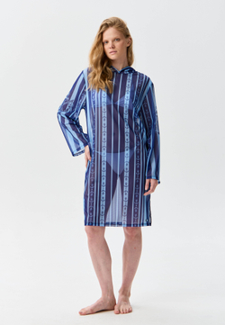 Туника женская короткая из сетки "YACHT"