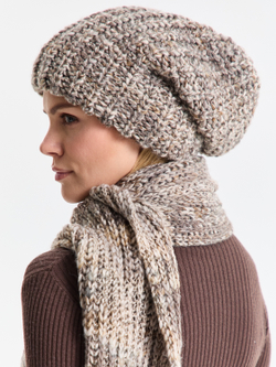 Шапка женская "GRAY OVERSIZE"