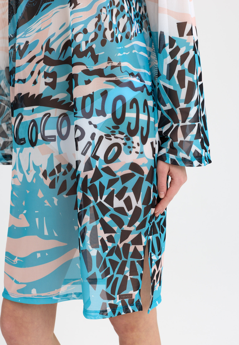 Туника женская короткая из сетки "COCO"