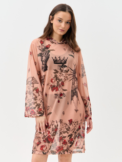 Туника женская короткая из сетки "MEDIEVAL"