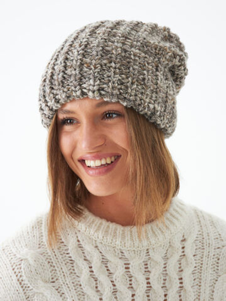Шапка женская "GRAY OVERSIZE"