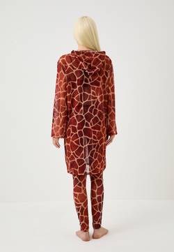 Туника женская короткая из сетки "GIRAFFE"