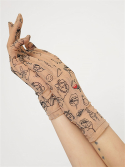 Перчатки женские "Pattern"