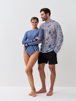 Купальник для загара с длинным рукавом "YACHT"