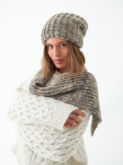 Шапка женская "GRAY OVERSIZE"