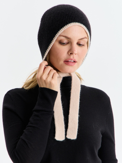 Шапка-чепчик женский "BLACK"