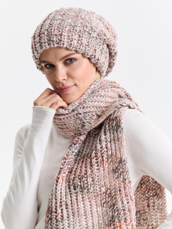 Шапка женская "CREME OVERSIZE"