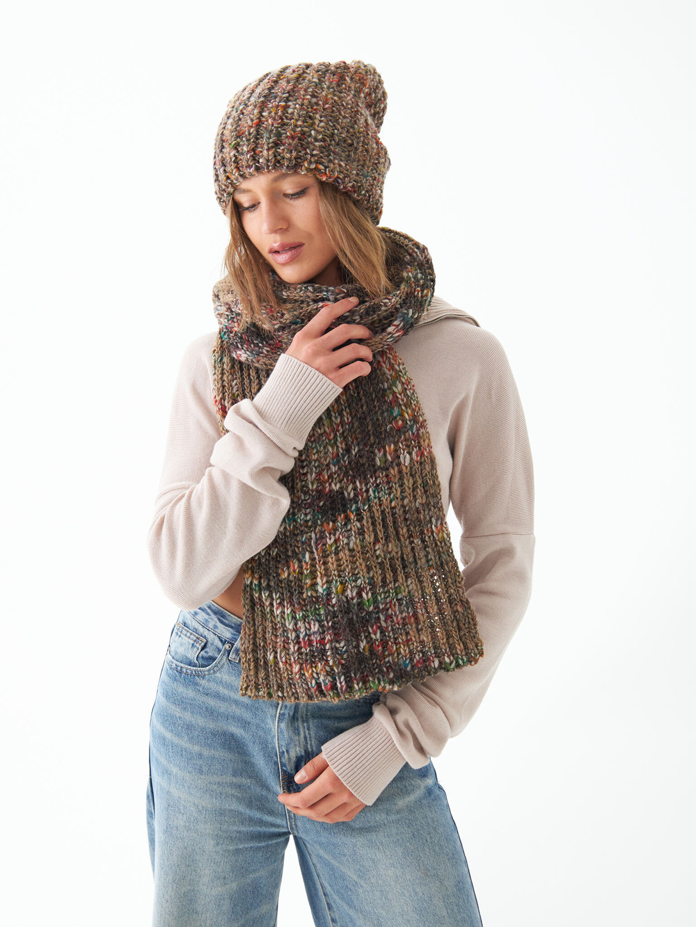 Шапка женская "MULTI OVERSIZE"
