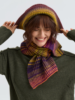 Шапка женская двусторонняя "RAINBOW LISSE"