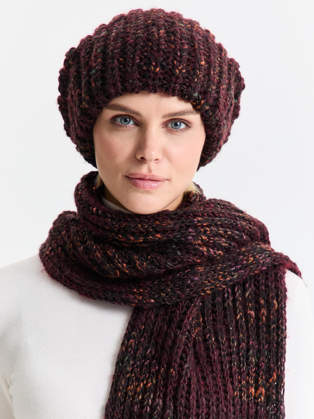 Шапка женская "BORDO OVERSIZE"