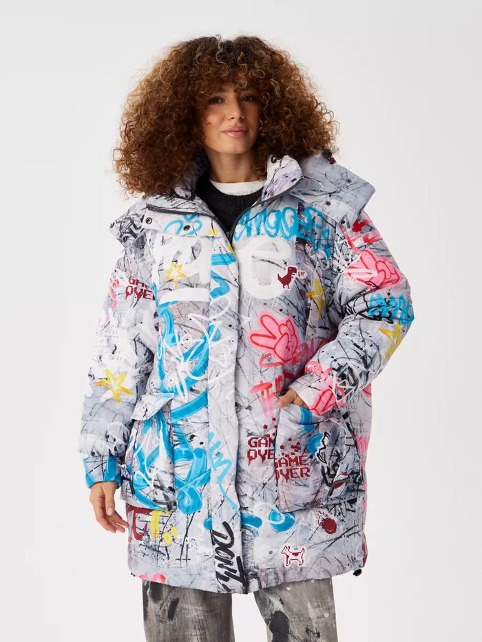 Куртка женская зимняя "GRAFFITI"