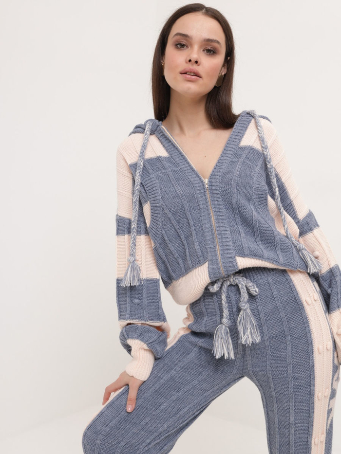 Костюм женский вязаный "BOHO JEANS"