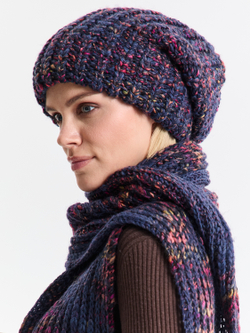 Шапка женская "BLUEBERRY OVERSIZE"