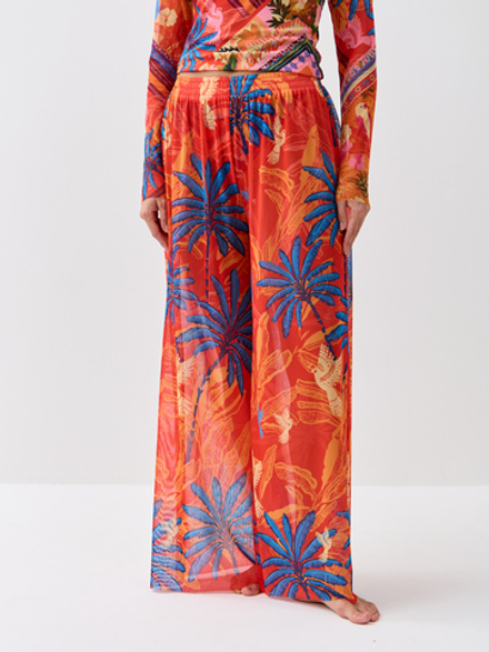 Брюки-палаццо женские пляжные "SHAWL"