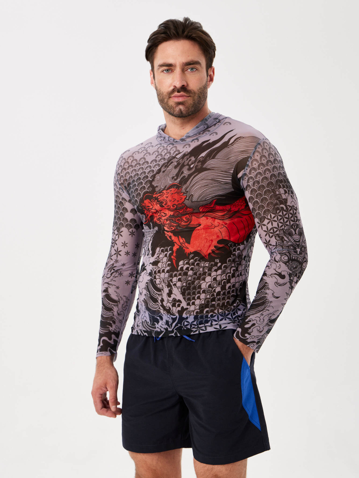 Лонгслив мужской для загара "DRAGON"