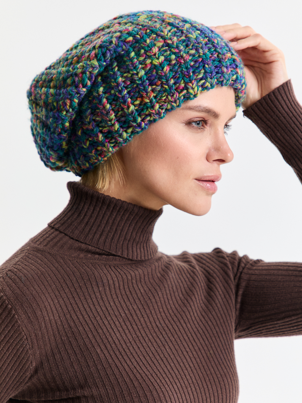 Шапка женская "FOREST OVERSIZE"