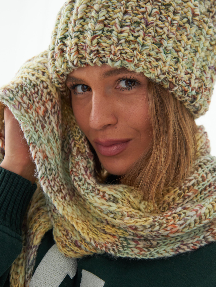 Шарф женский "YELLOW OVERSIZE"