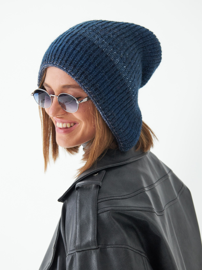 Шапка женская двусторонняя "CITY LISSE"