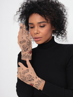 Перчатки женские "TigerTattoo"