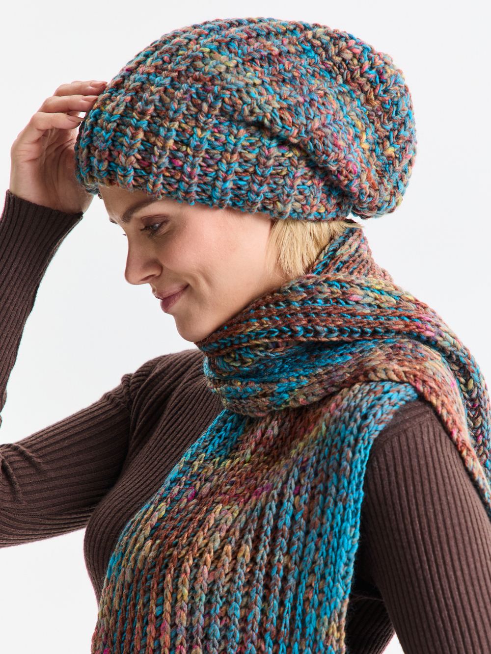 Шапка женская "AZURE OVERSIZE"