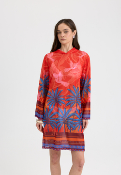 Туника женская короткая из сетки "SHAWL"