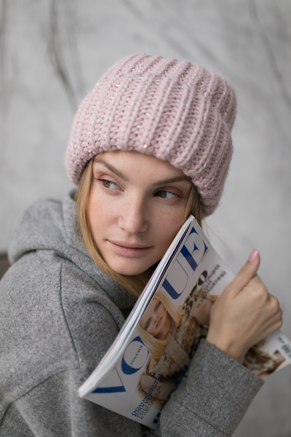 Шапка женская "BLUSH OVERSIZE"