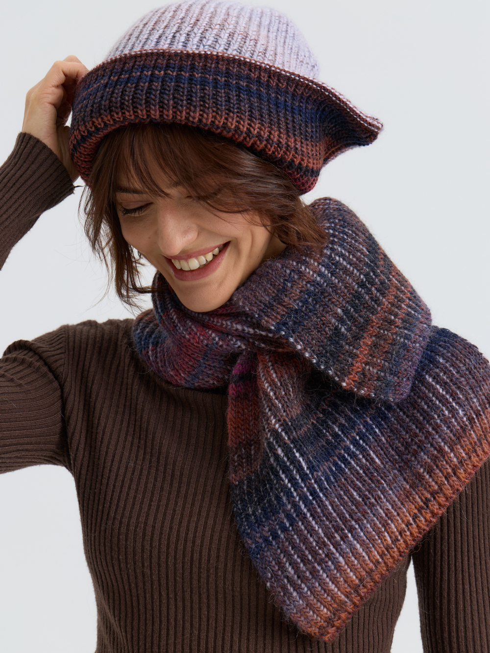 Шарф женский "BORDO LISSE"