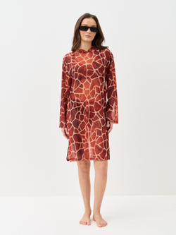 Туника женская короткая из сетки "GIRAFEE"