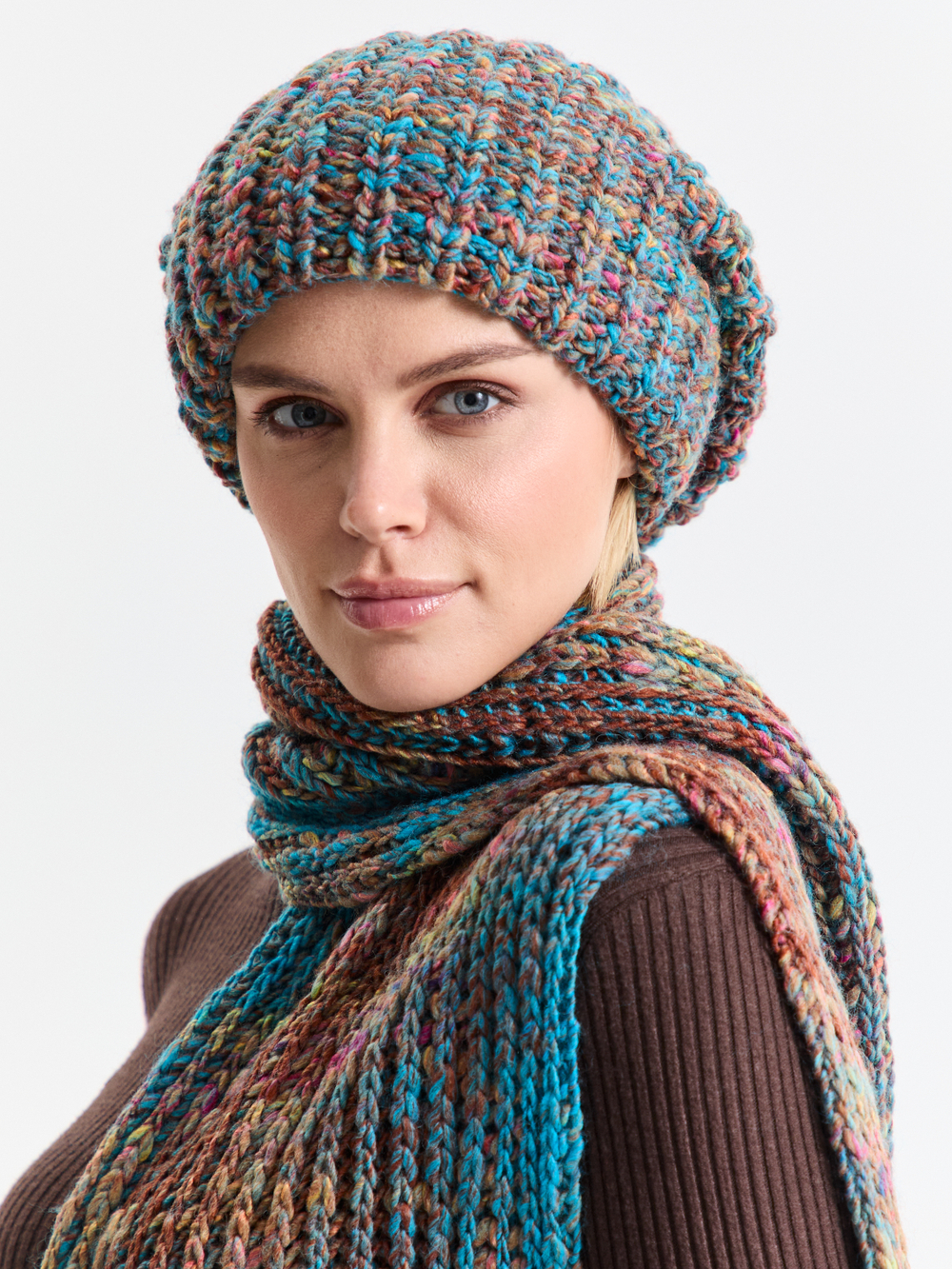 Шапка женская "AZURE OVERSIZE"