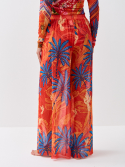 Брюки-палаццо женские пляжные "SHAWL"