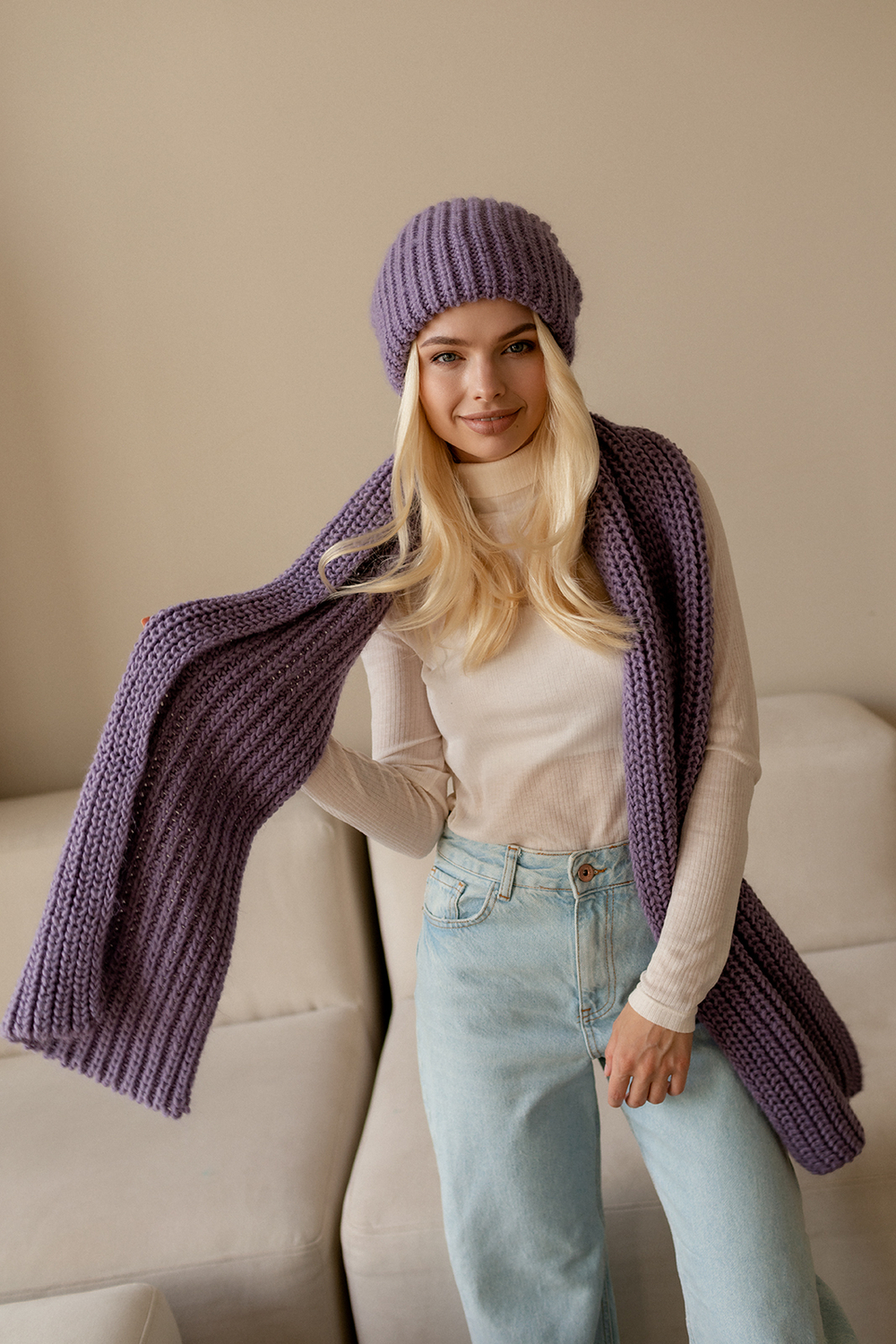 Шапка женская "LILAC LONDON"