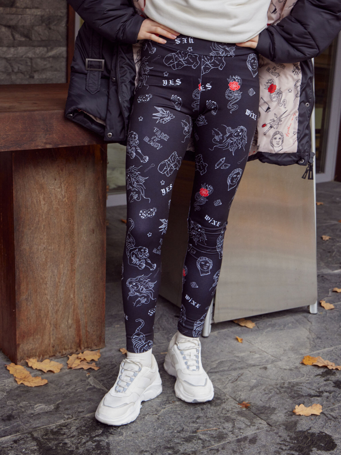 Леггинсы женские зимние с начесом "TIGER"