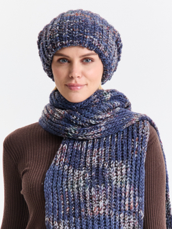 Шапка женская "LAVENDER OVERSIZE"