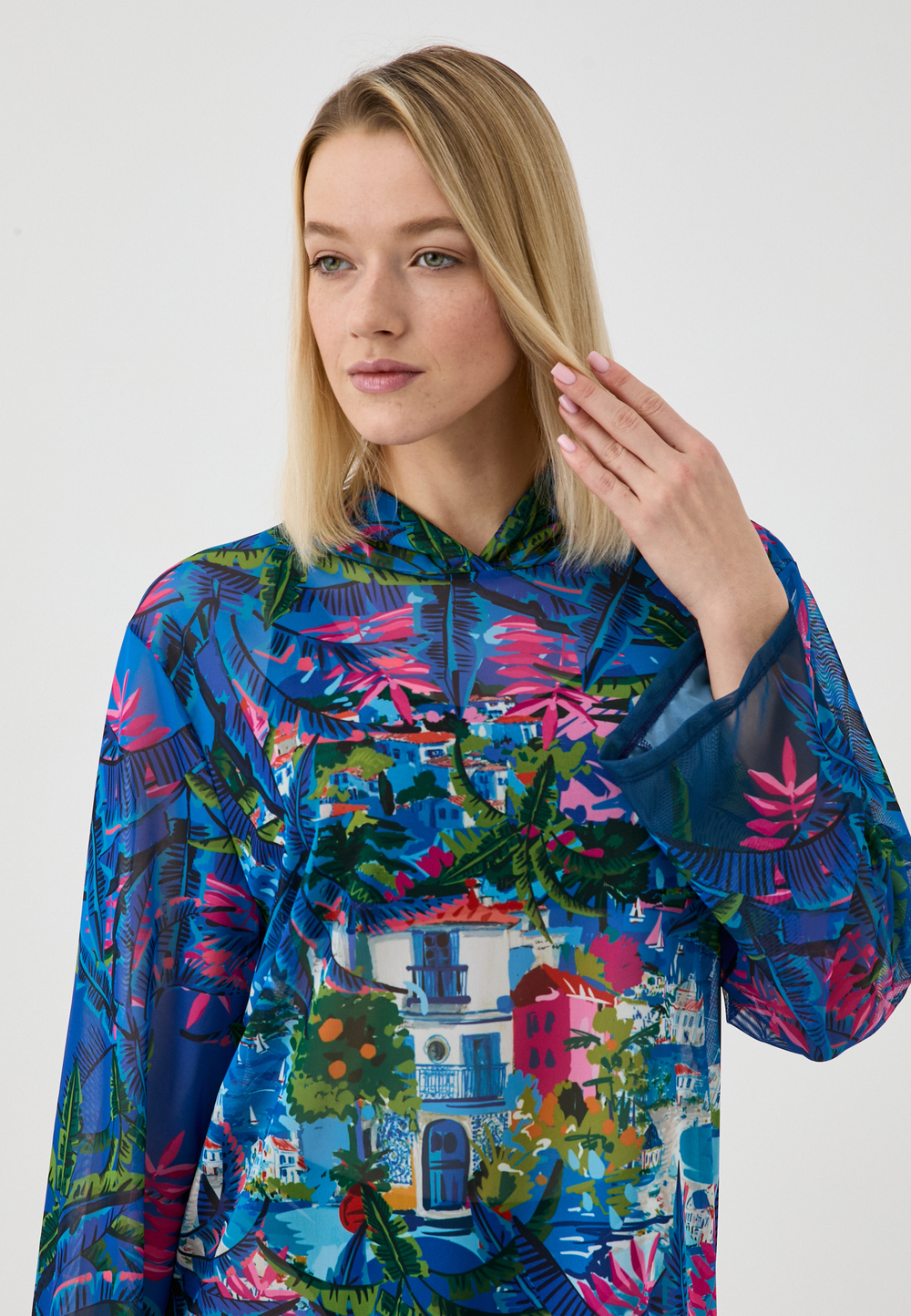 Туника женская короткая из сетки "CYPRUS"