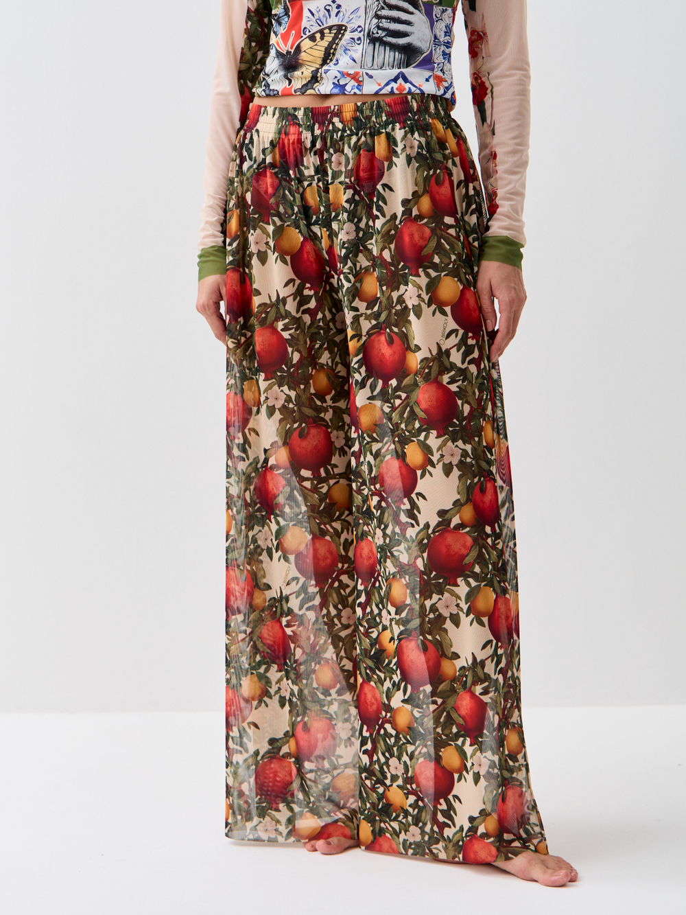 Брюки-палаццо женские пляжные "GREECE"