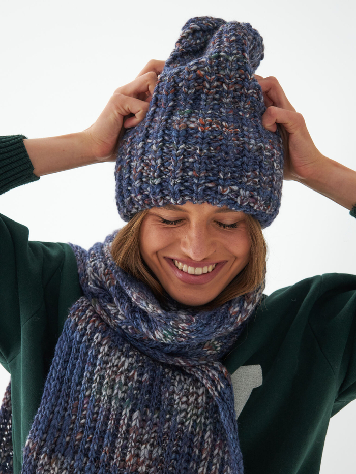 Шапка женская "LAVENDER OVERSIZE"