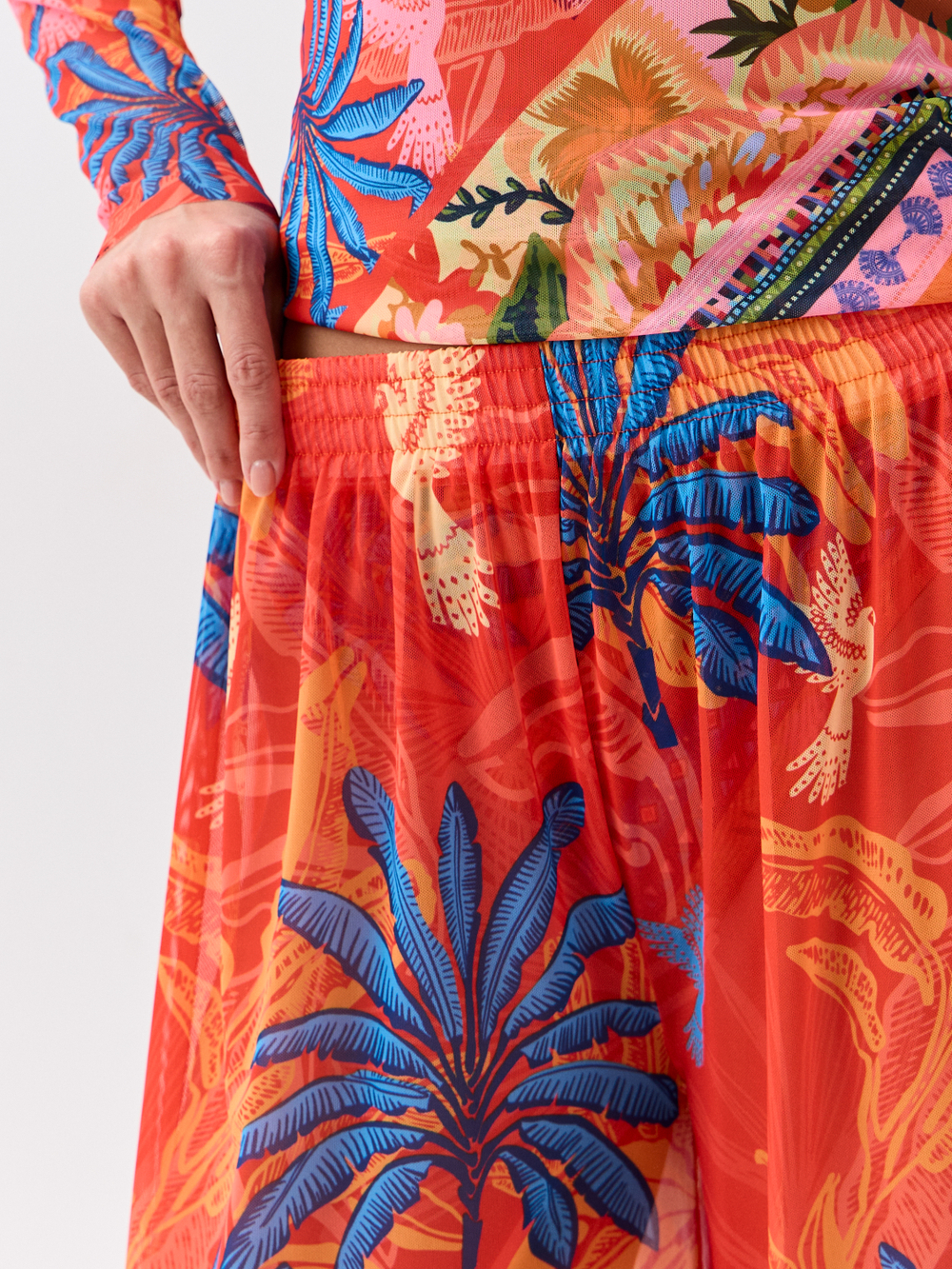 Брюки-палаццо женские пляжные "SHAWL"