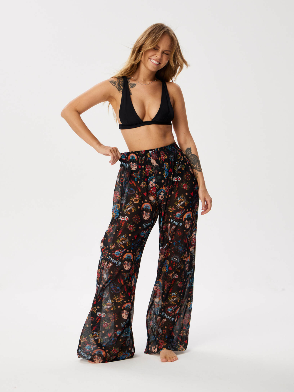 Брюки женские пляжные "OLDSCHOOL"