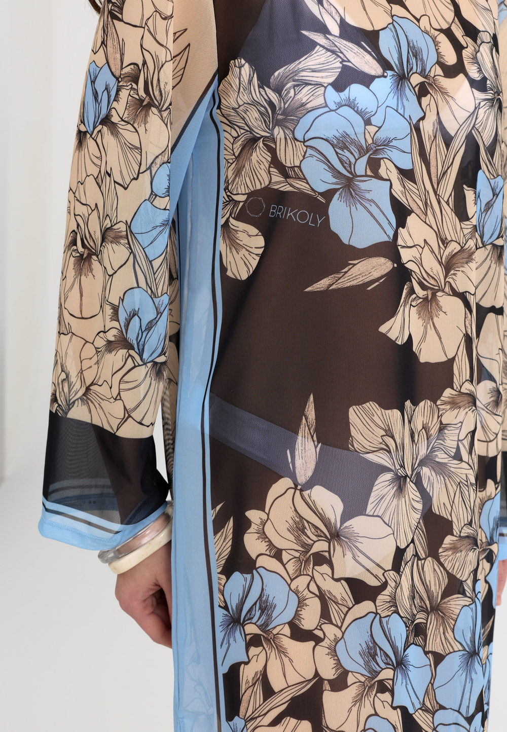 Туника женская короткая из сетки "IRIS"