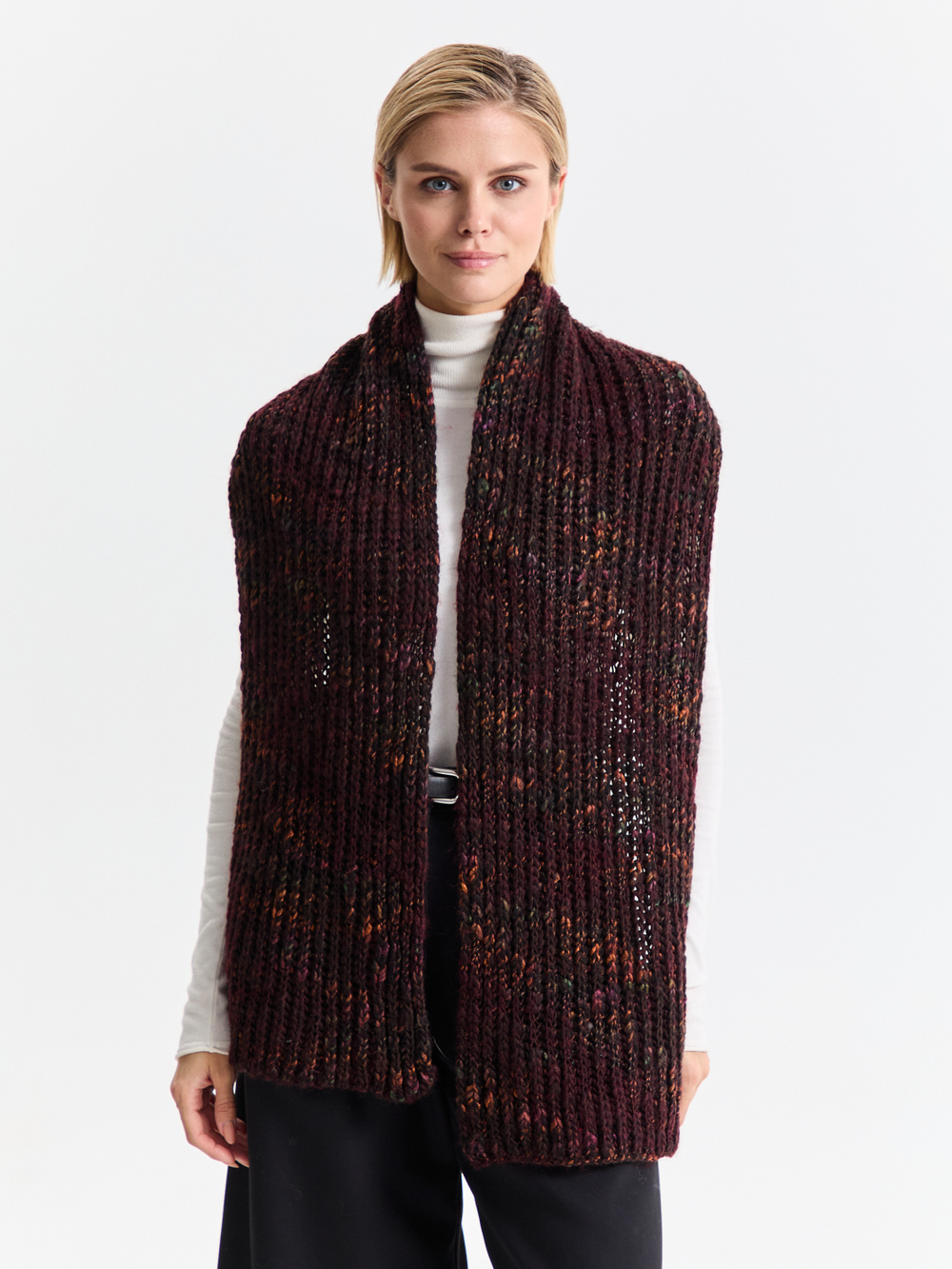 Шарф женский "BORDO OVERSIZE"