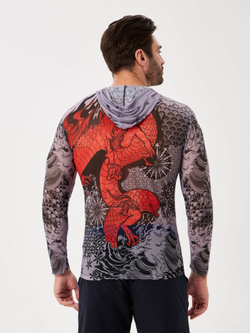 Лонгслив мужской для загара "DRAGON"