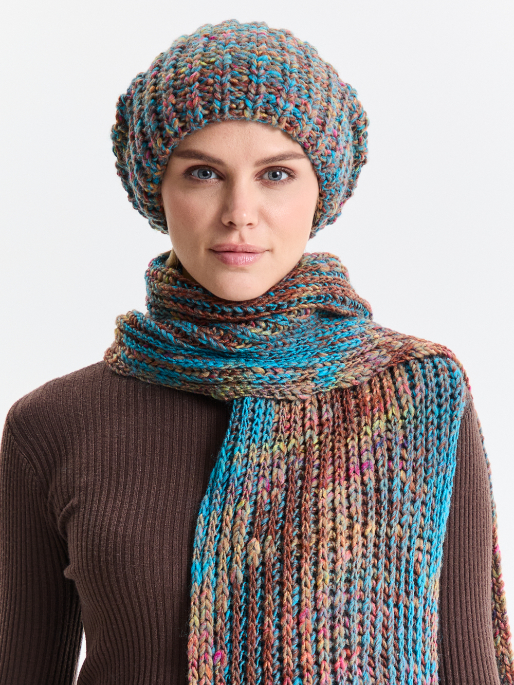 Шапка женская "AZURE OVERSIZE"